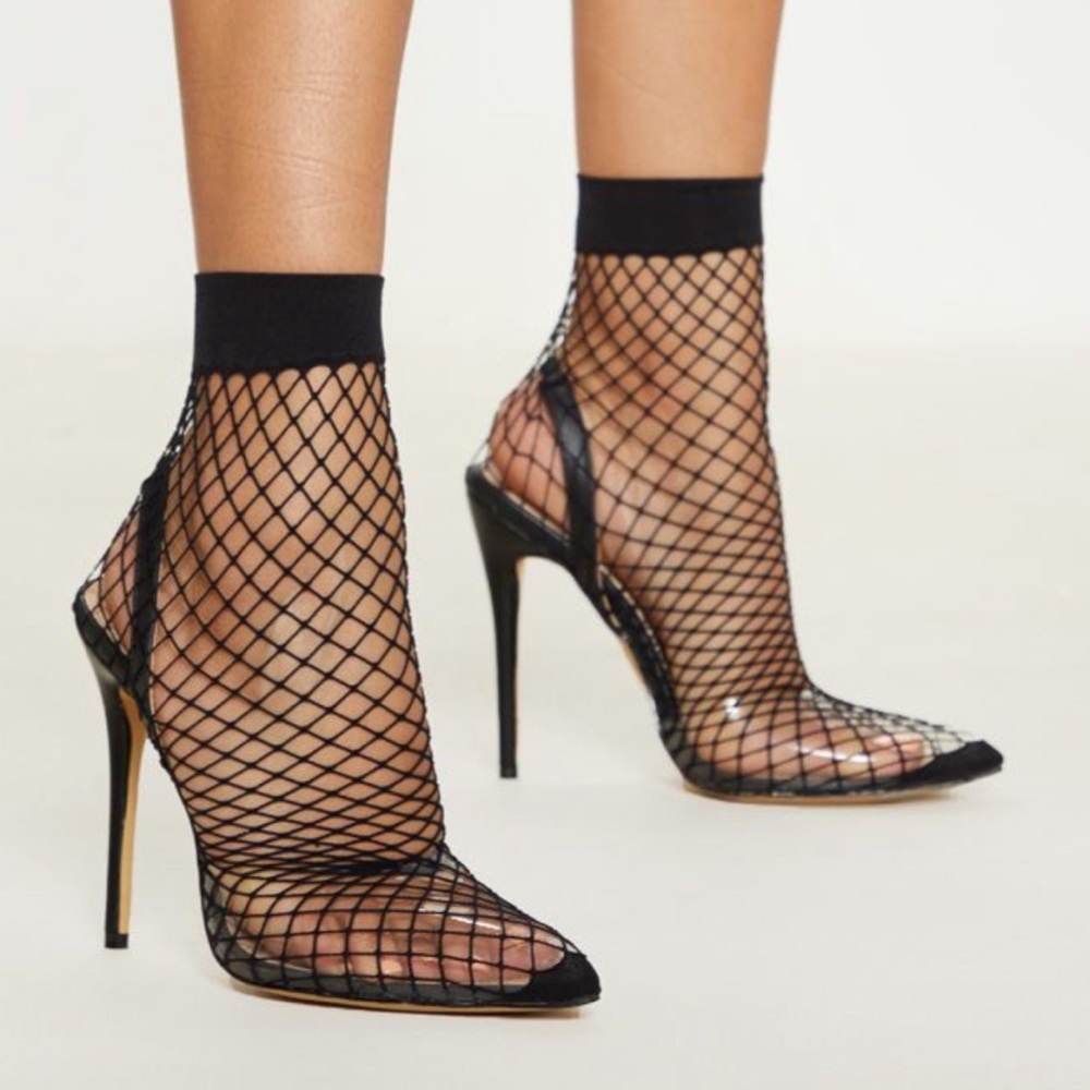 Fish net heels